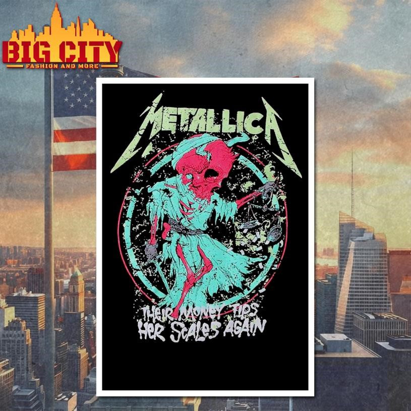 Metallica And Justice For All Skeleton Shirt