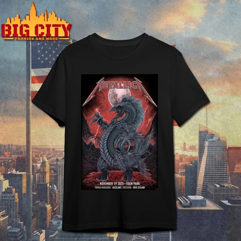 Metallica At Eden Park In Auckland New Zealand On Nov 19 2025 Poster shirt