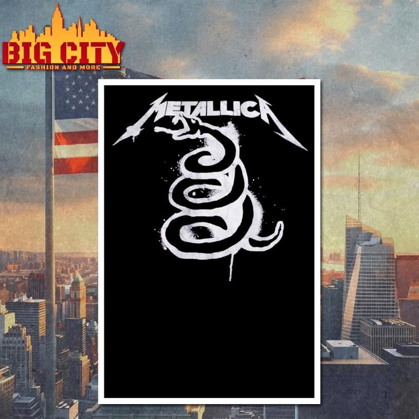 Metallica Black Album Art Shirt