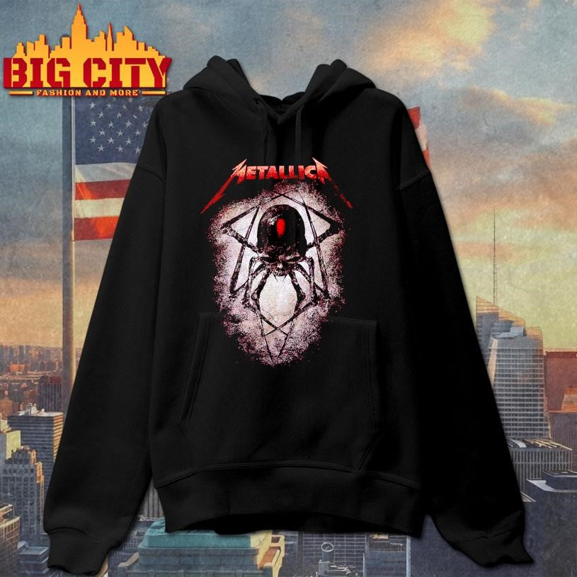 Metallica Black Widow Skull Shirt