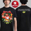 Metallica Christmas 2025 Down In The Depths Of My Firey Home The Christmas Bellz Will Chime Holiday Bellz Demon Two Sided Shirt