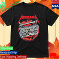 Metallica M72 Adelaide Australia 2025 Venue Tee At Adelaide Oval On November 5 2025 Skeleton Boombox From Hell Two Sided Shirt