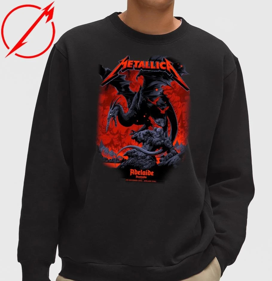 Metallica M72 Adelaide Pop-Up Poster Artwork By Ken Taylor Australia Tour On November 5 2025 At Adelaide Oval T-Shirt