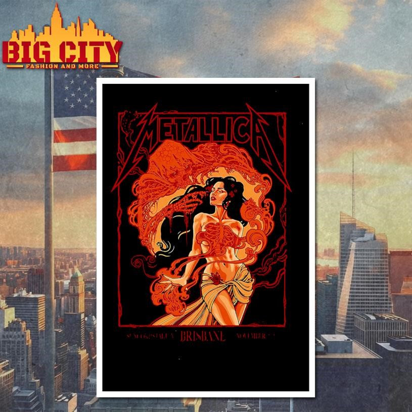 Metallica M72 Brisbane 2025 Washed Shirt
