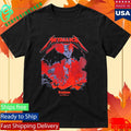 Metallica M72 Brisbane Australia 2025 Pop Up Shop Tee By Ken Taylor At Suncorp Stadium On 12 November 2025 Lilith Winged Demon Two Sided Shirt