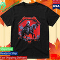 Metallica M72 Perth 2025 Pop Up Shop Event Tee By Ken Taylor For Australia At Optus Stadium On 1st November 2025 The Skeleton Knight Two Sided Shirt