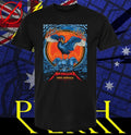 Metallica M72 Perth Artwork by Ben Brown Poster T-Shirt