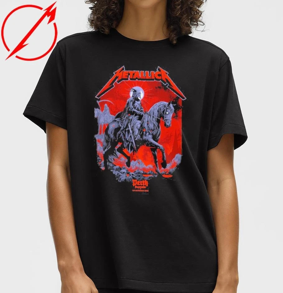 Metallica M72 Perth By Ken Taylor’s T-Shirt