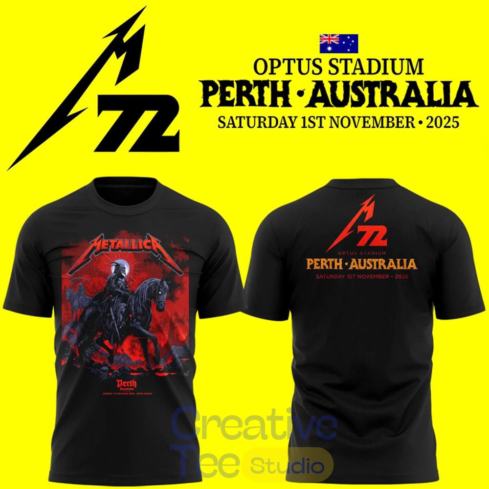 Metallica M72 Perth Tee Hoodie