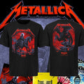 Metallica M72 Perth and Adelaide Australia Nov 1-5, 2025 Venue Tee Art By Ken Taylor Pop-Up Shop T-Shirt