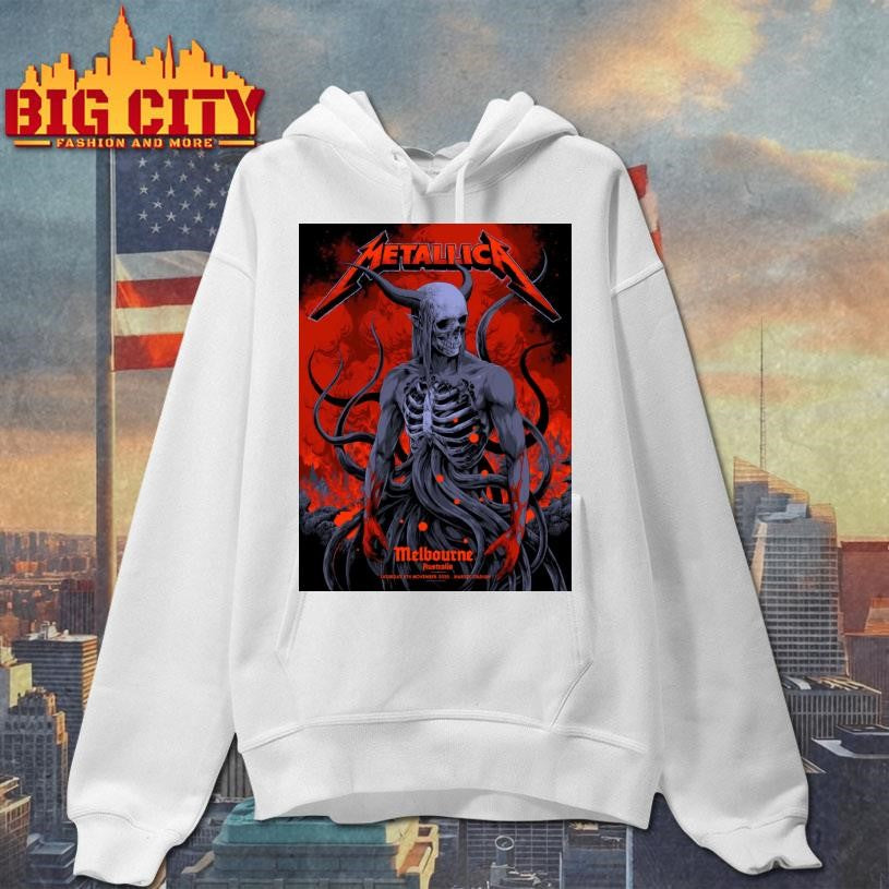 Metallica M72 World Tour Art Bloody Scary Pop-Up Shirt