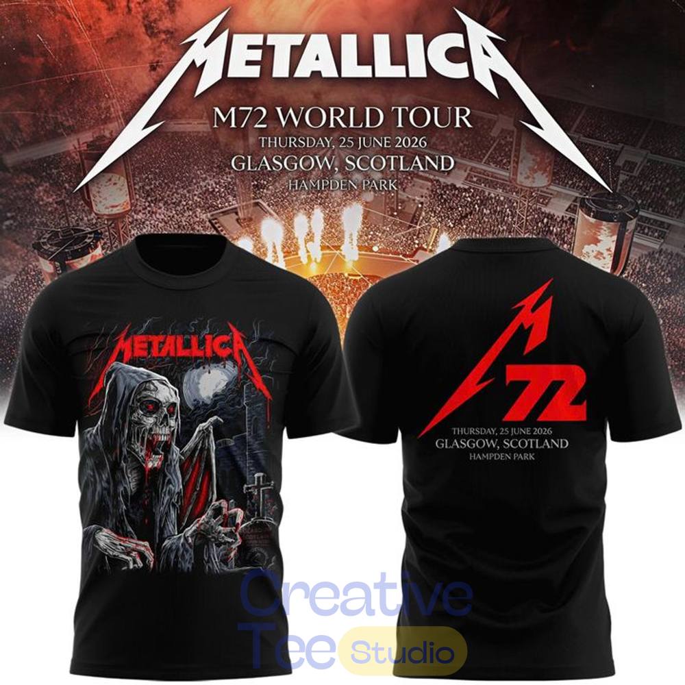 Metallica M72 World Tour Glasgow Hoodie