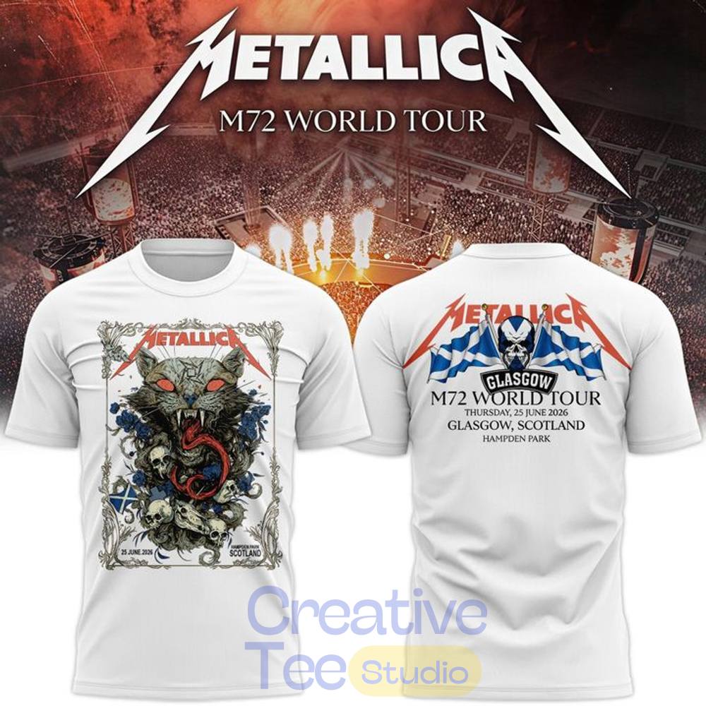 Metallica M72 World Tour Glasgow Special T-Shirt