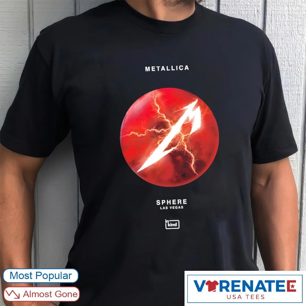 Metallica M72 World Tour Life Burns Faster Sphere in Las Vegas No Repeat Weekends shirt