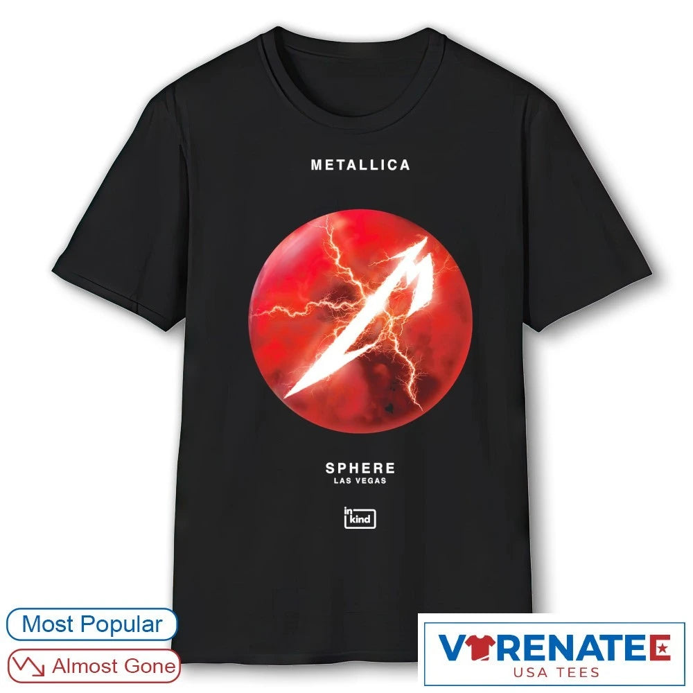 Metallica M72 World Tour Life Burns Faster Sphere in Las Vegas No Repeat Weekends shirt