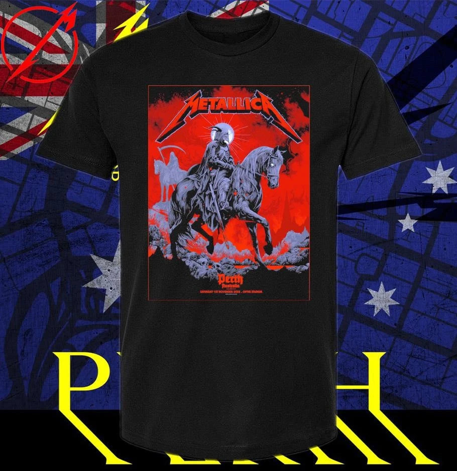 Metallica M72 World Tour Pop-Up At Perth Australia November 15 2025 Poster T-Shirt