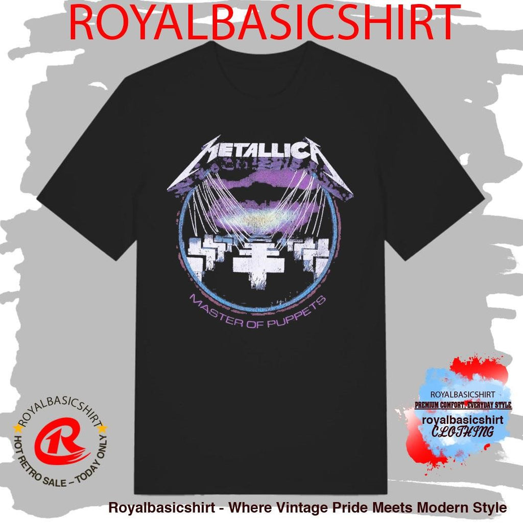 Metallica Master Of Puppets Vintage Raglan Shirt