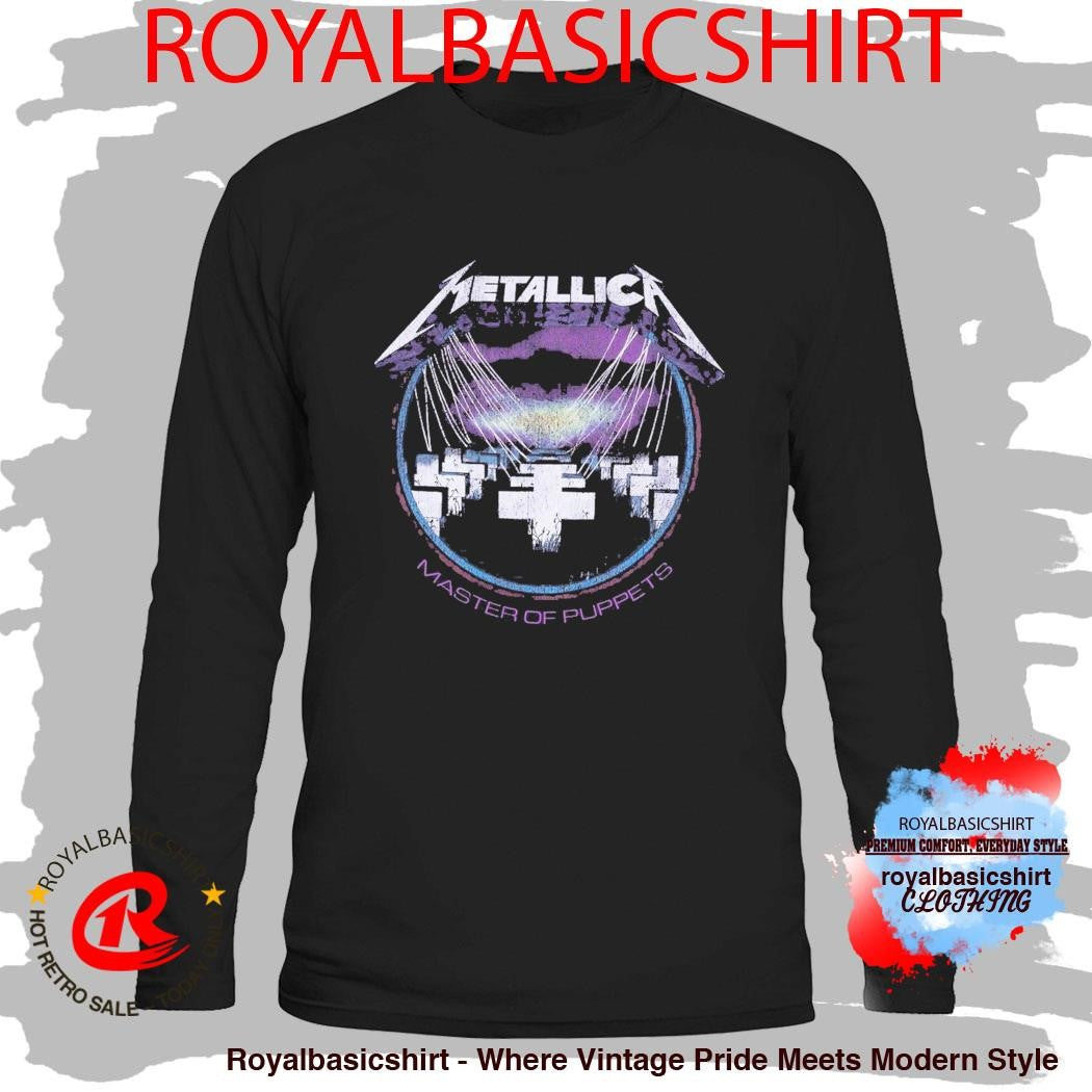 Metallica Master Of Puppets Vintage Raglan Shirt