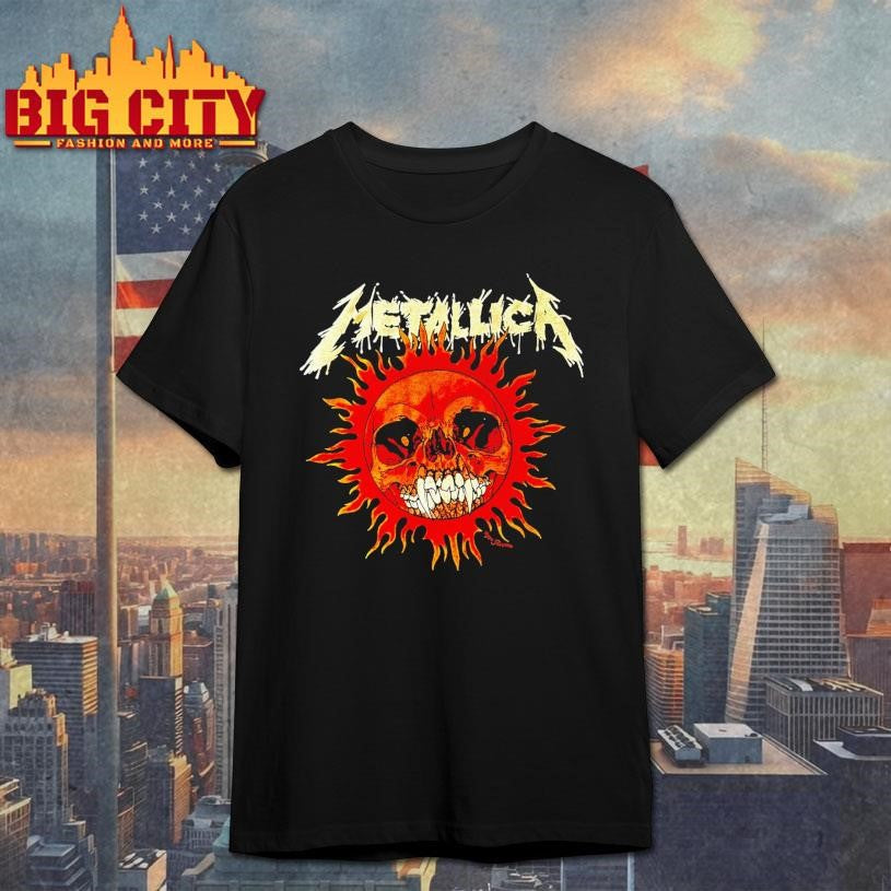 Metallica Sun Skull 2025 Shirt