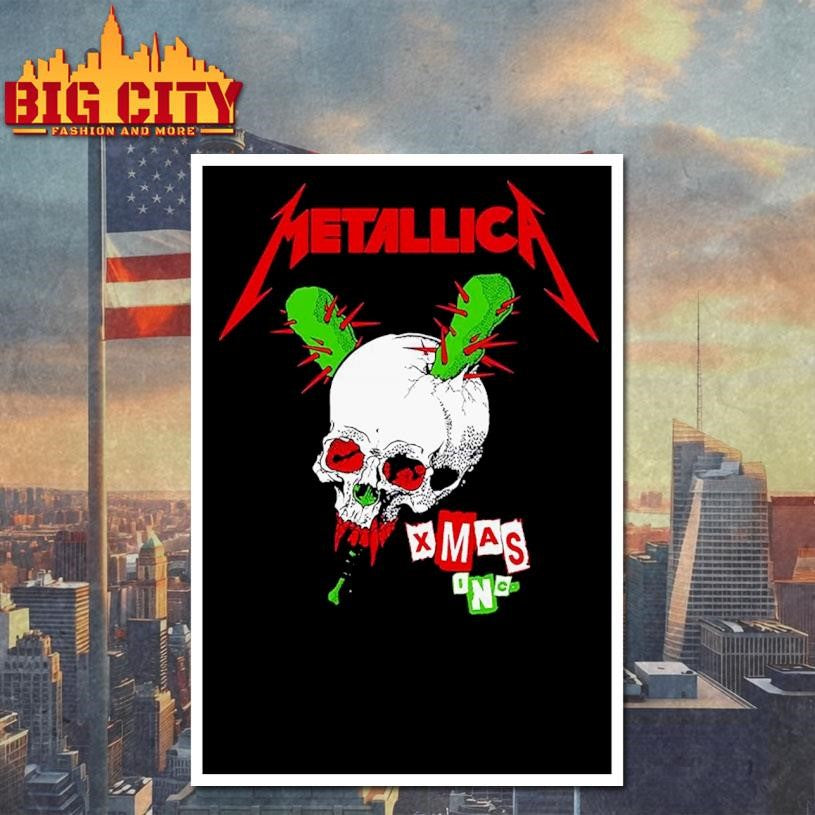 Metallica Xmas Inc. Skull Shirt