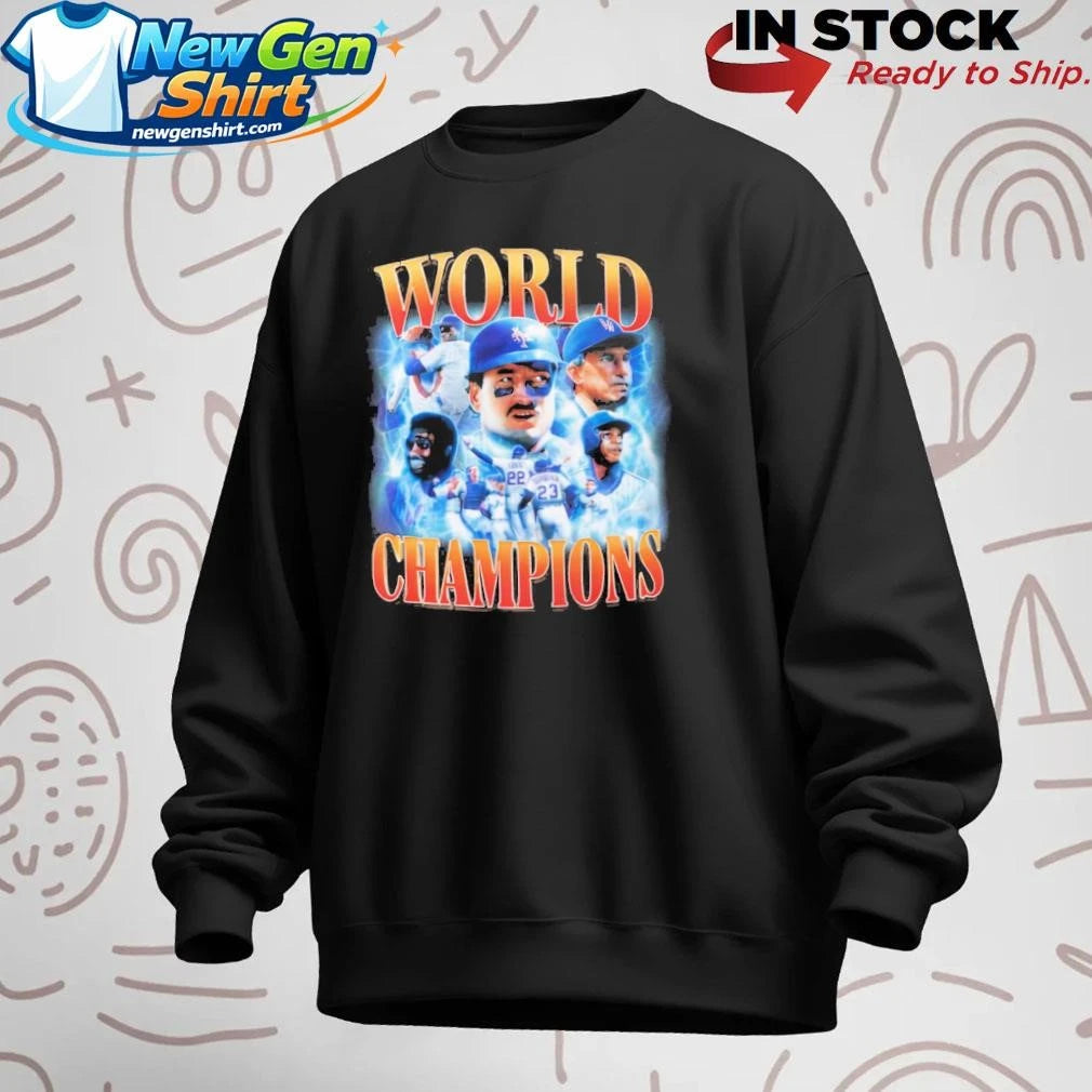 Mets 1986 World Champions Retro Shirt Shirt