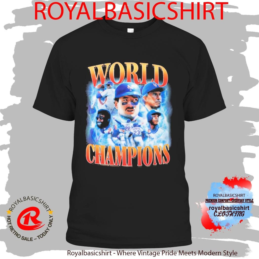 Mets 1986 World Champions Retro Shirt