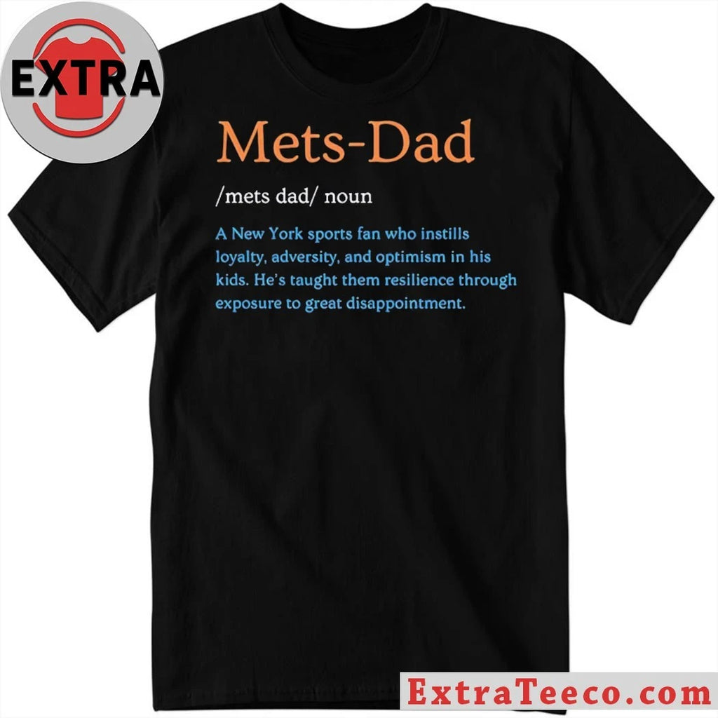 Mets Dad Noun New York Mets Baseball Sports Fan T-Shirt