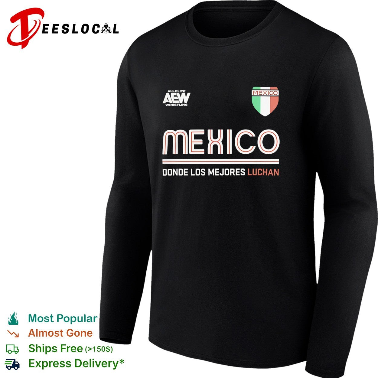 Mexico Donde Los Mejores Luchan Wrestling League Sports Shirt