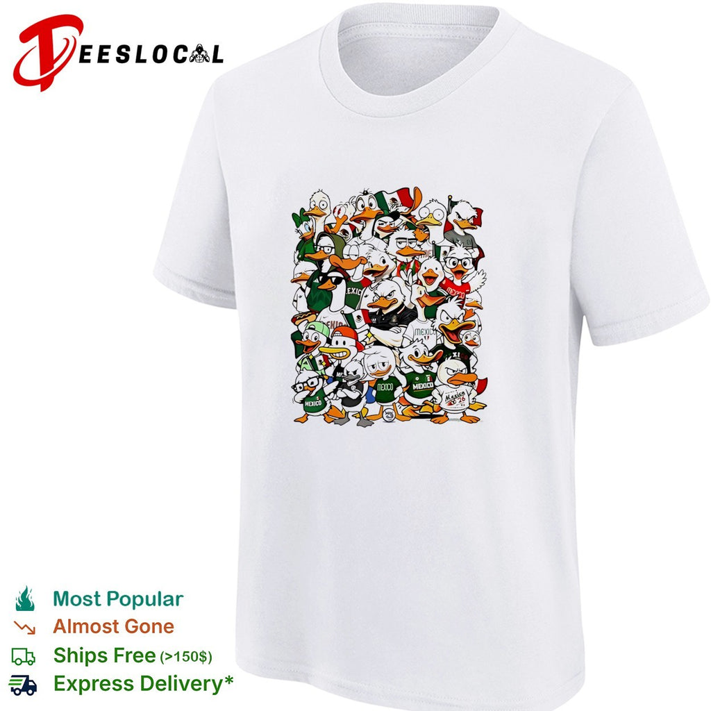 Mexico Duck Fans Mexico World Cup Mexico 26 Team Mexico National shirt