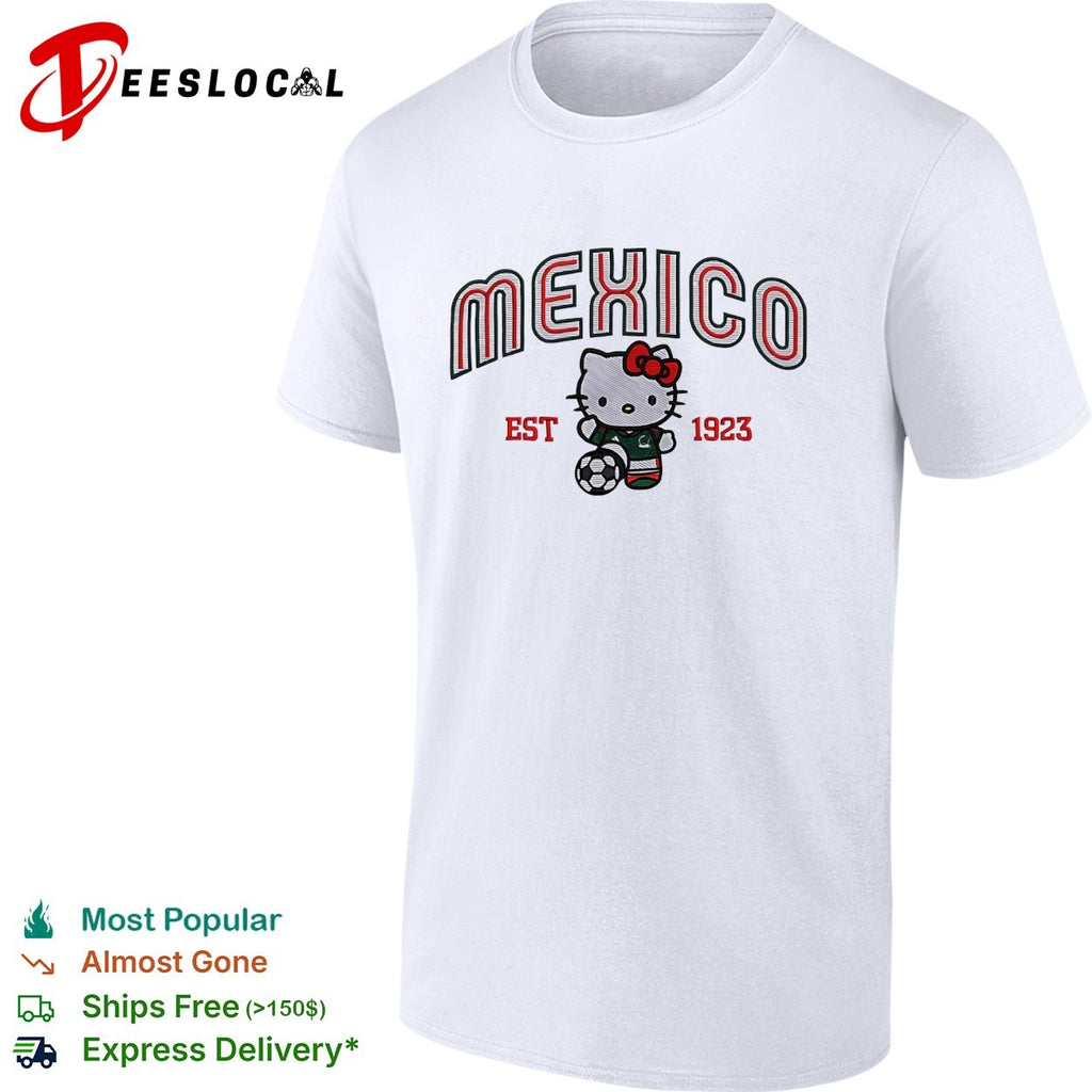 Mexico Est 1923 Hello Kitty soccer player shirt