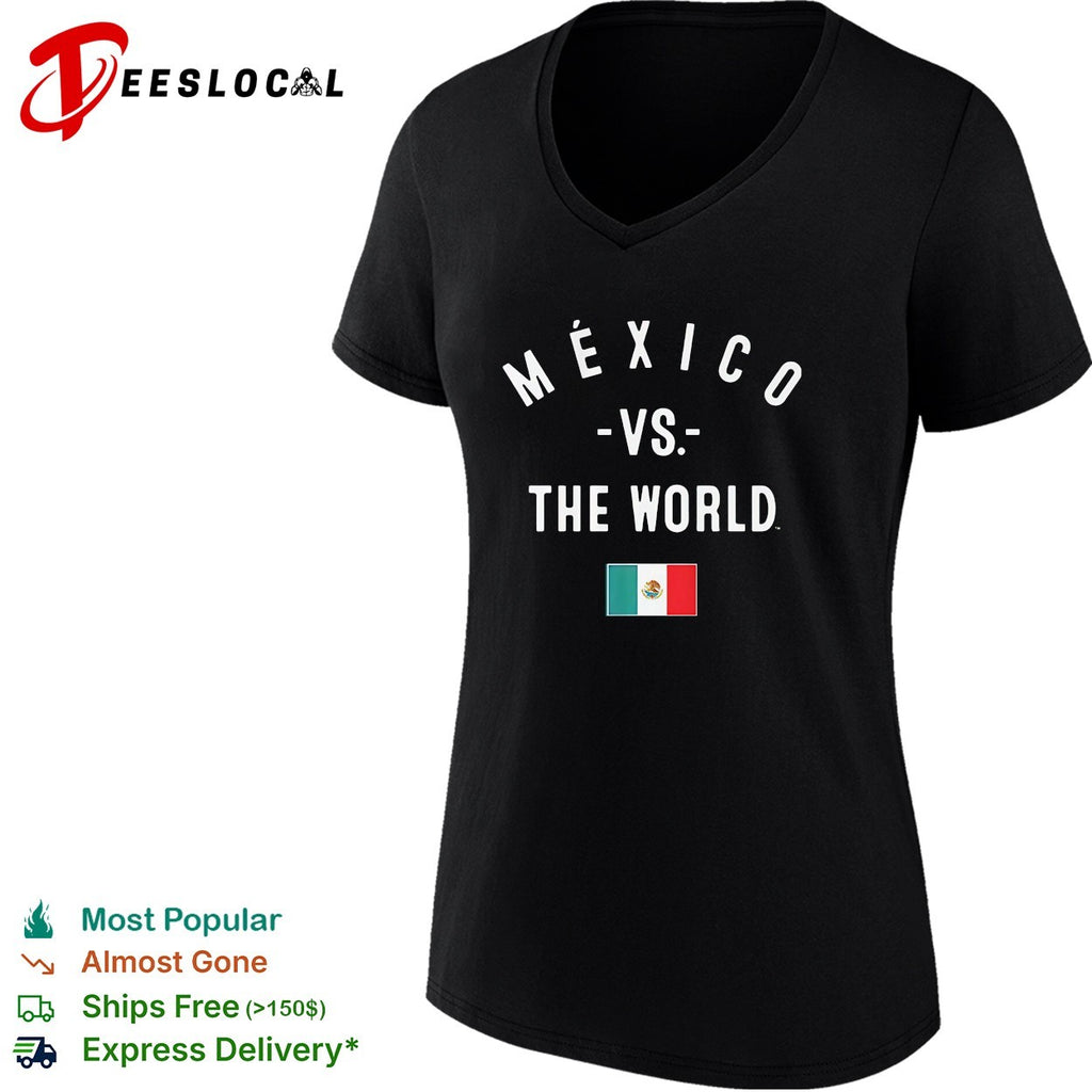Mexico vs The World FIFA World Cup 2026 having flag shirt