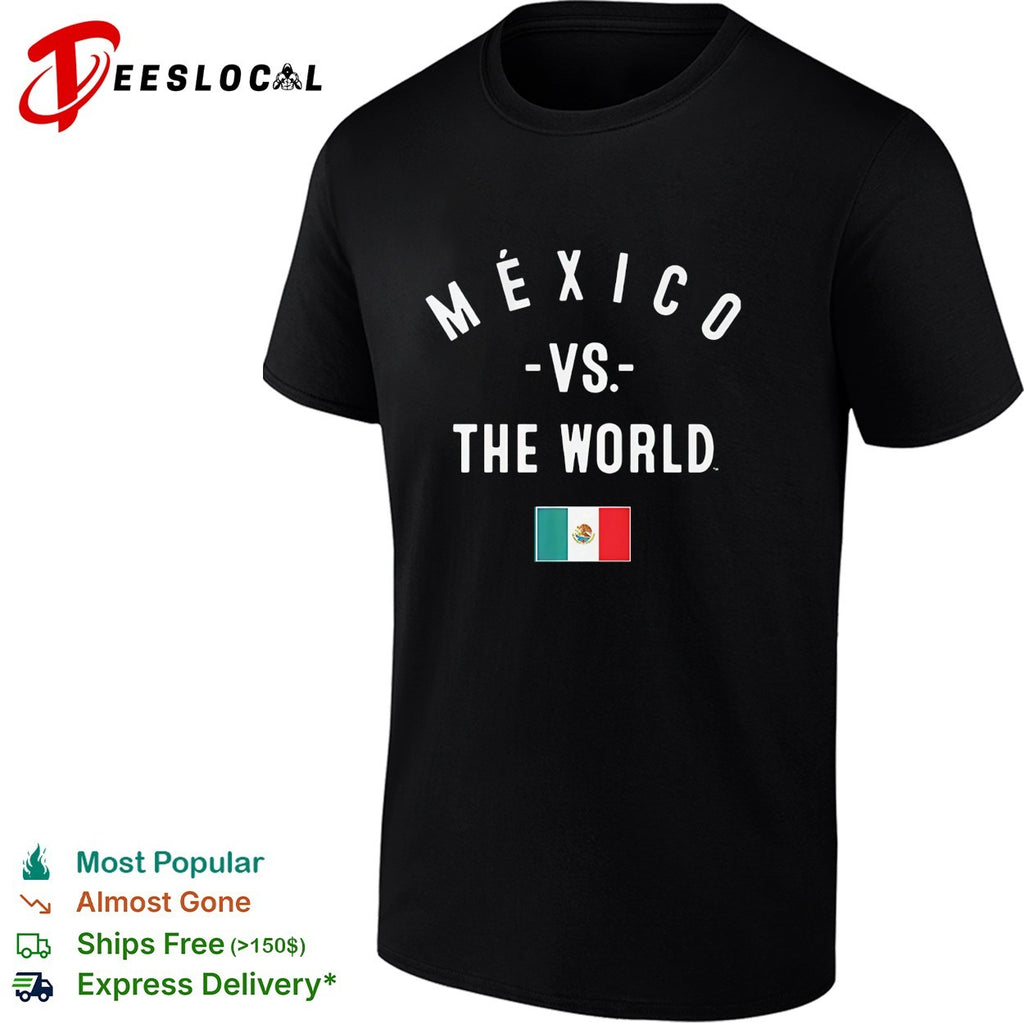 Mexico vs The World FIFA World Cup 2026 having flag shirt