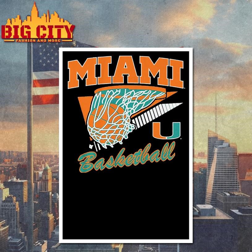 Miami Basketball Retro Swish Shirt