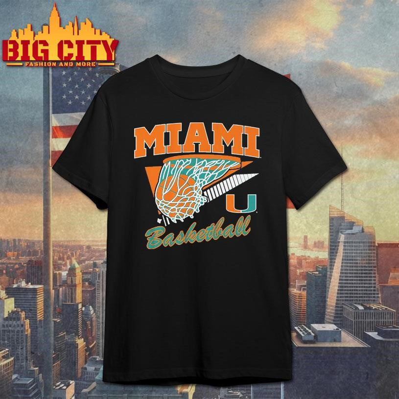 Miami Basketball Retro Swish Shirt