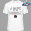 Miami Beat Everybody The Perfect 31 0 Regular Season Shirt