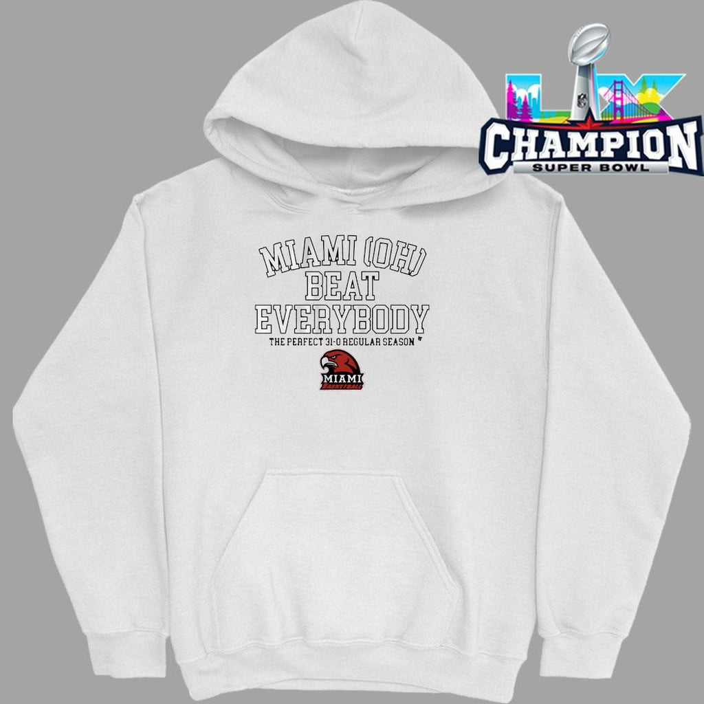 Miami Beat Everybody The Perfect 31 0 Regular Season Shirt