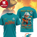 Miami Dolphins Puss In Boots Fear Me If You Dare Christmas Two Sided Shirt