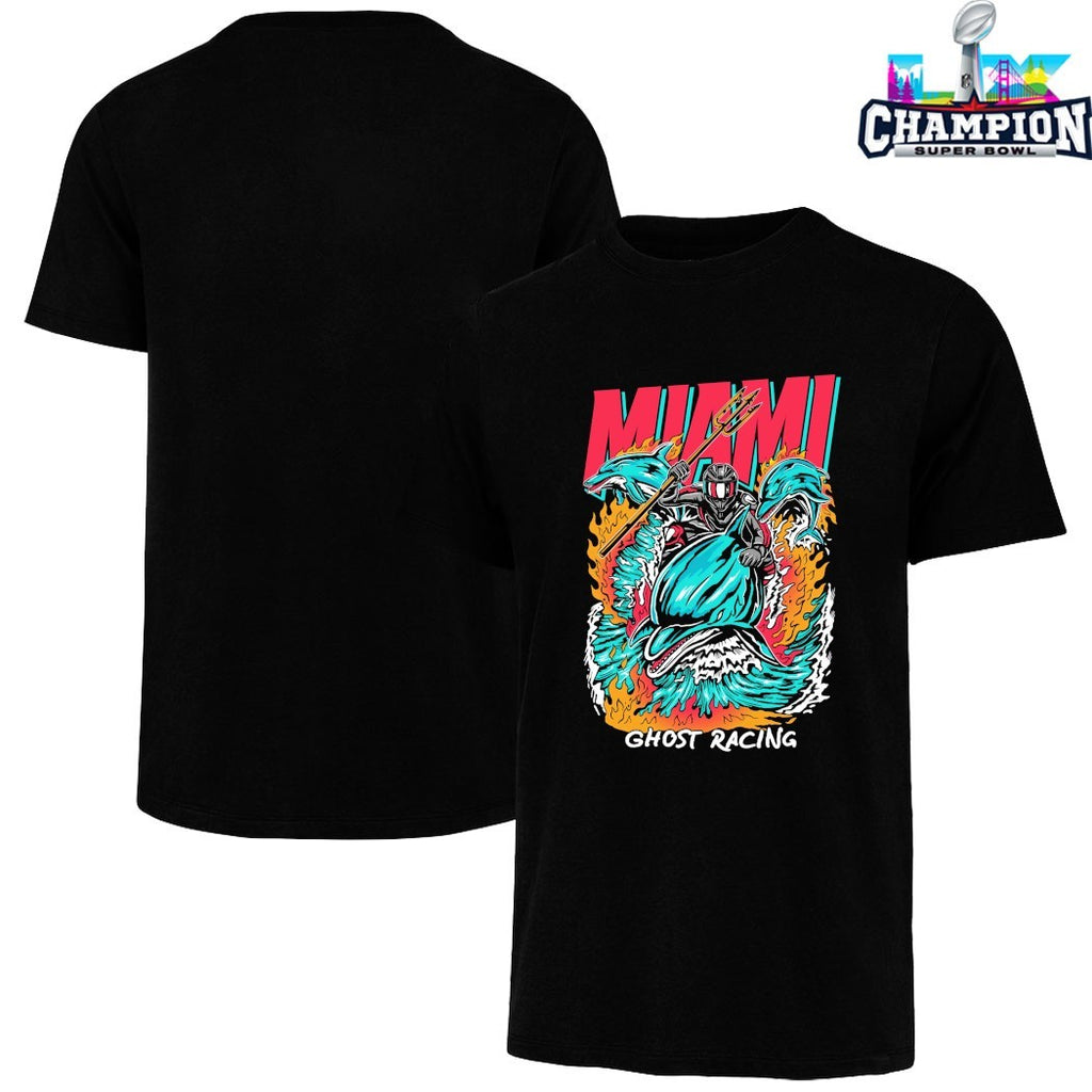 Miami Dolphins X Ghost Racing T-shirts