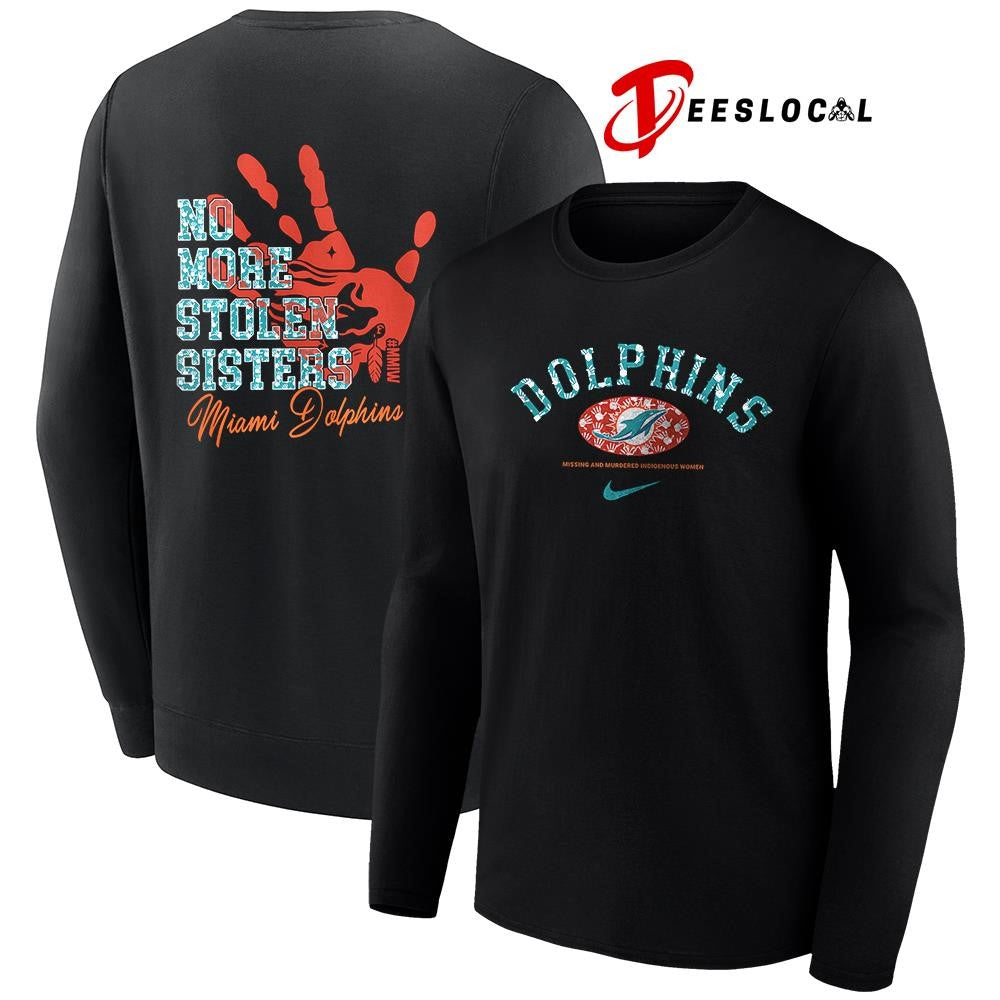 Miami Dolphins missing and murdered indigenous women no more stolen sisters shirt