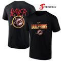 Miami Dolphins x Slayer logo shirt