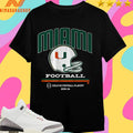 Miami Football 2025 CFP Vintage Helmet College Football Playoff 2025-2026 Shirts