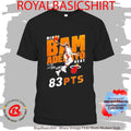 Miami Heat Adebayo 2026 Celebrate 83 Points History Graphic Shirt