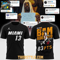 Miami Heat Adebayo 2026 Celebrate 83 Points History Shirt