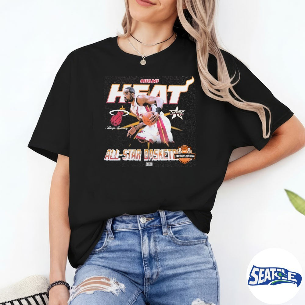 Miami Heat Alonzo Mourning All-Star Basketball 2026 shirt