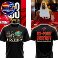 Miami Heat Bam Adebayo 83-Point History Made History 2026 Two Sided Shirt