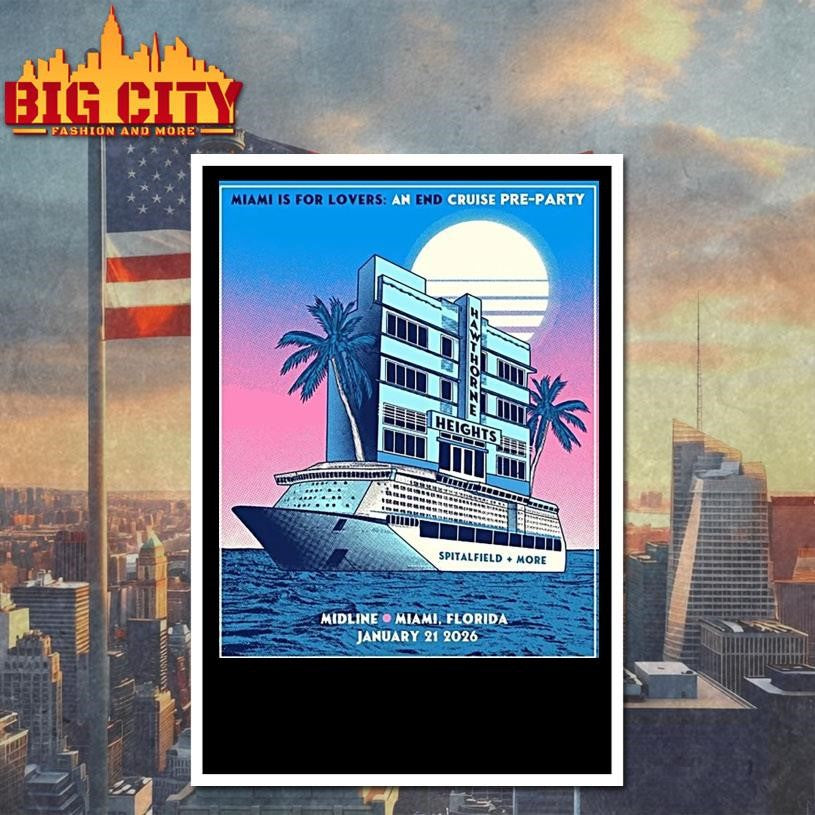 Miami Is For Lovers An End Cruise Pre Party Midline In Miami Florida January 21 2026 Shirt