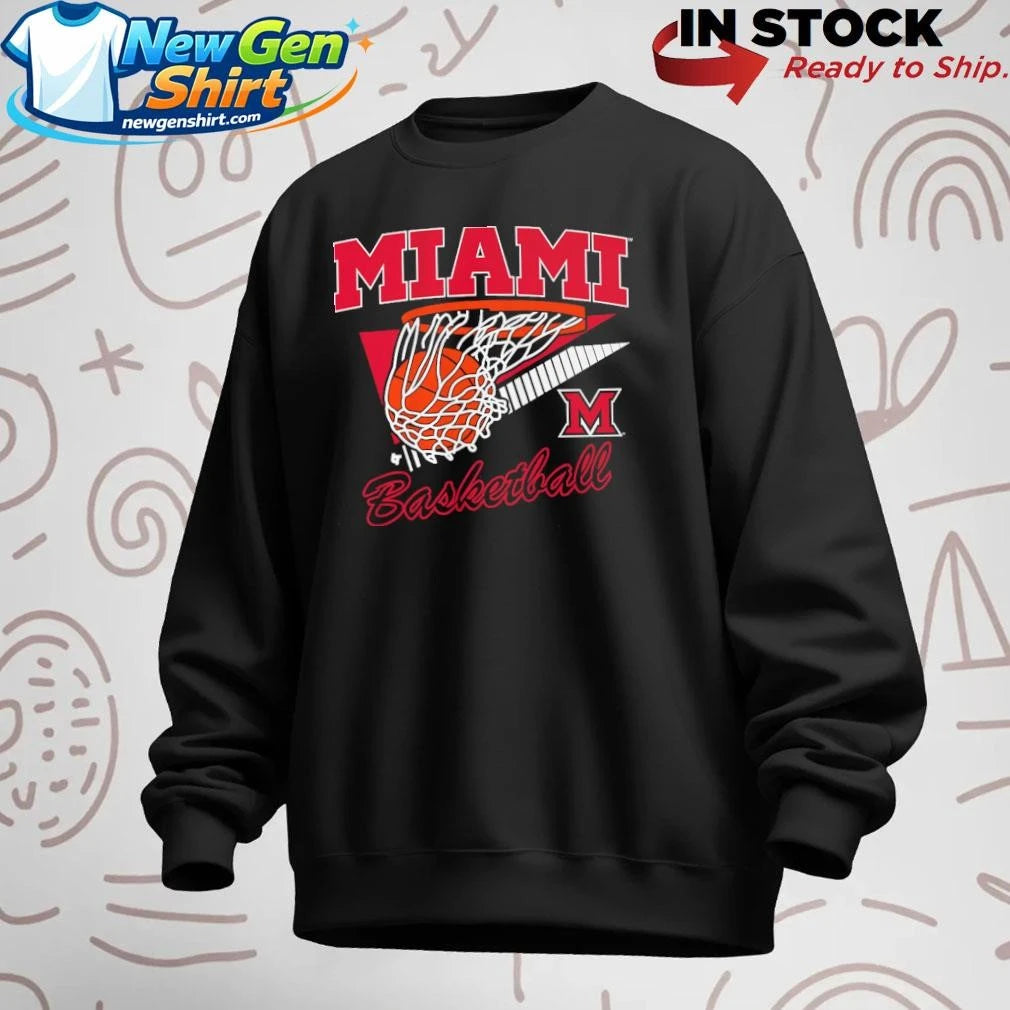 Miami (OH) Basketball Retro Swish Shirt