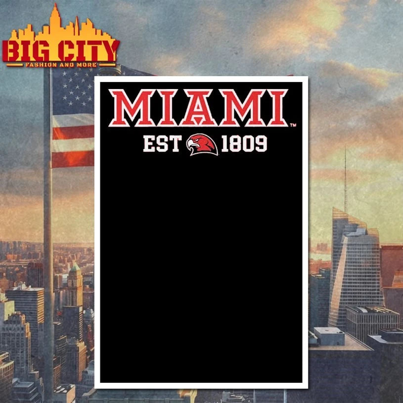 Miami OH RedHawks Established 1809 T-shirt