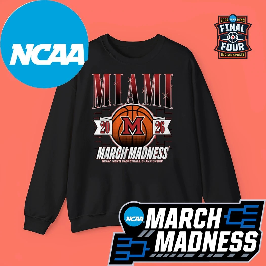 Miami (OH) RedHawks MBB 2026 NCAA Women’s Basketball Championship March Madness Logo Shirt