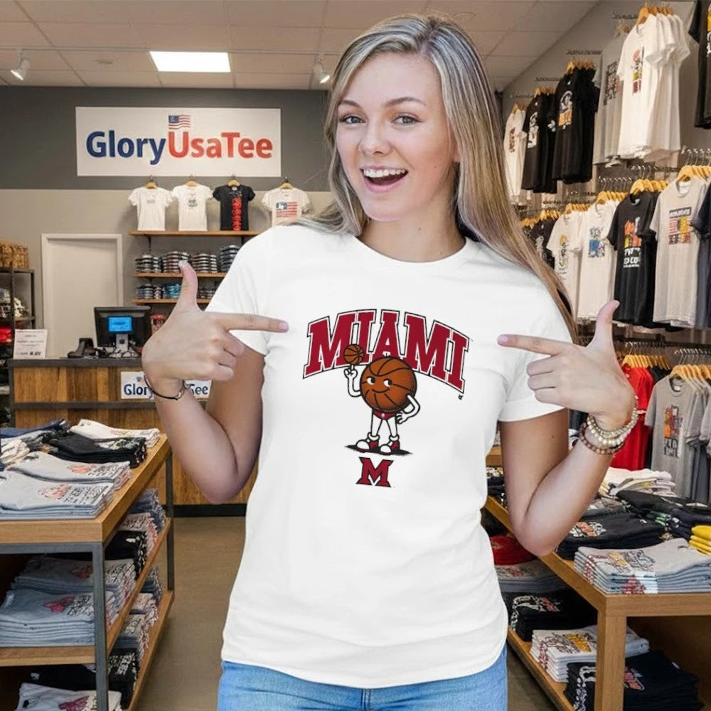 Miami OH RedHawks Swimsuit Basketball Shirt